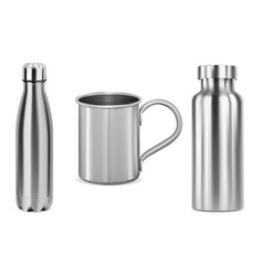 Metal Bottle Tumbler Cup Stainless Thermo Flask