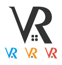 Vr Property And Construction Logo Icon