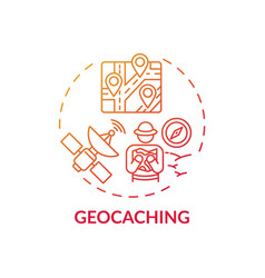 Geocaching Concept Icon