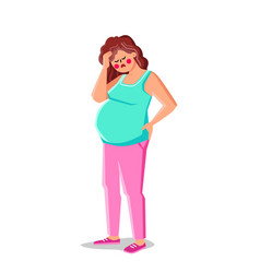 Stress Pregnant Woman