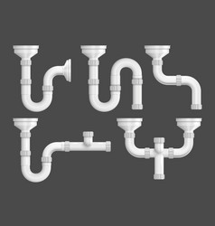 Drain Pipes Realistic Set