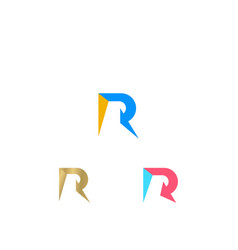 Alphabet Letters Initials Logo Rr R R And P