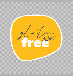 Gluten Free Icon Product Sticker