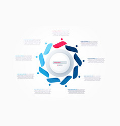 Nine Option Circle Infographic Design Template