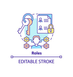 Roles Concept Icon