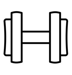 Holding Dumbell Icon Outline Style