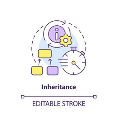 Inheritance Concept Icon