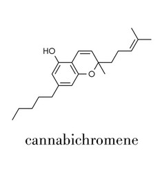 Cannabichromene Or Cbc Cannabinoid Molecule