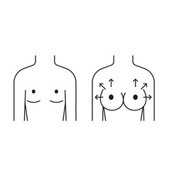 Woman Breast Lift Increase In Size And Reshape