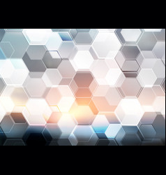 Abstract Modern Tech Hexagon Texture Design