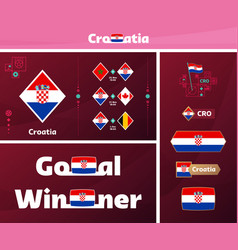 Croatia National Team Design Media Kit Graphic