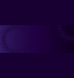 Purple Abstract Long Banner Business Minimal