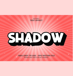 Editable Text Effect 3d Shadow Style