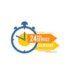 24 Hours Service Isolated