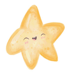 Kawaii Star Watercolor High Quality