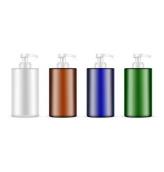 Set Of Cosmetic Pump Bottles Mockups