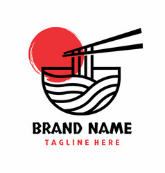 Japanese Ramen Noodle Logo Design