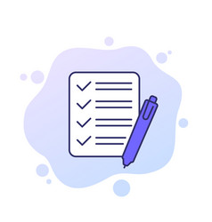 Survey Or Test Icon