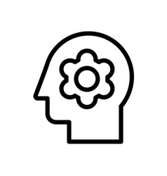 Thought Process Think Single Isolated Icon