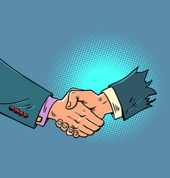 Handshake Of Male Hands At A Business Meeting