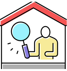 Property Inspection Color Icon