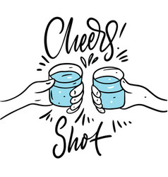 Cheers Blue Shot Drink