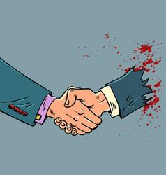 Handshake Of Male Hands At A Business Meeting