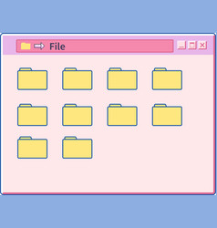 Interface Of Window Application Or Screen Files