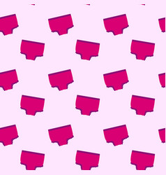 Seamless Pattern With Women Pink Panty Underwear