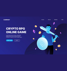 A Man Holding Sword And Shield P2e Crypto Games