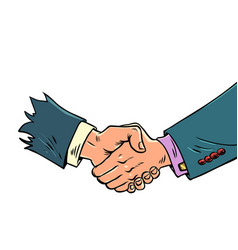 Handshake Of Male Hands At A Business Meeting