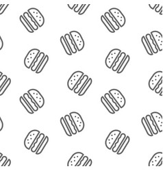 Seamless Pattern Hamburger