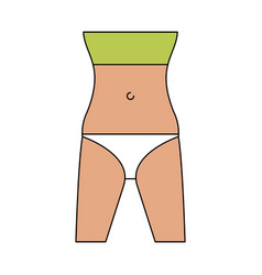 Woman Pelvic Region Women Healthcare Icon Image