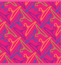 Clothes Hanger Seamless Pattern