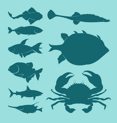 Sea Animals Silhouette Collections