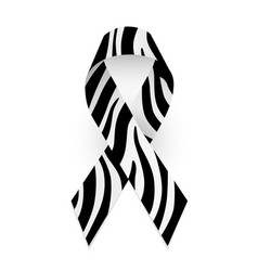 Zebra - Print Ribbon As Symbol Rare-disease