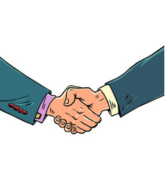 Handshake Of Male Hands At A Business Meeting