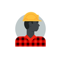 Black Man Side View Construction Worker Labor