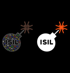 Flare Mesh 2d Isil Bomb Icon With Spots