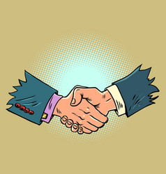 Handshake Of Male Hands At A Business Meeting