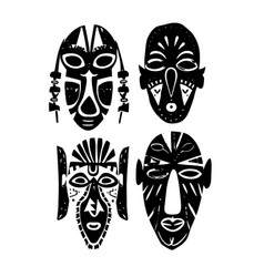 Tattoo Inspired African Masks