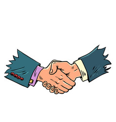 Handshake Of Male Hands At A Business Meeting