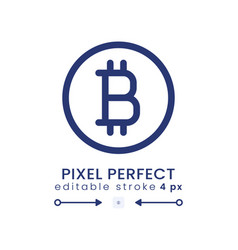 Bitcoin Linear Desktop Icon