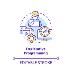 Declarative Programming Concept Icon