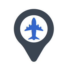 Air Port Location Icon