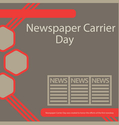 Newspaper Carrier Day