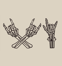 Set Hands Skeleton