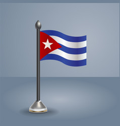 State Table Flag Of Cuba