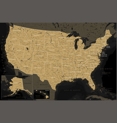 United States - Highly Detailed Map