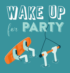 Wake Boarding Party Poster